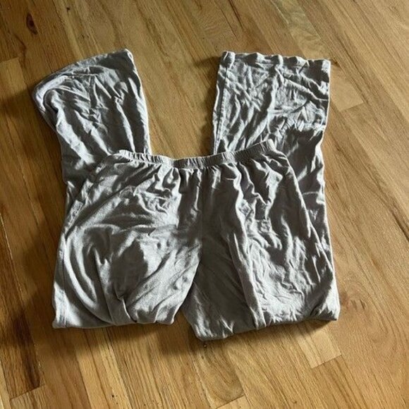 Cosabella Two Piece Pajama Set Grey Gray Solid Women’s SZ MED Cozy Lounge Cotton - Picture 5 of 6